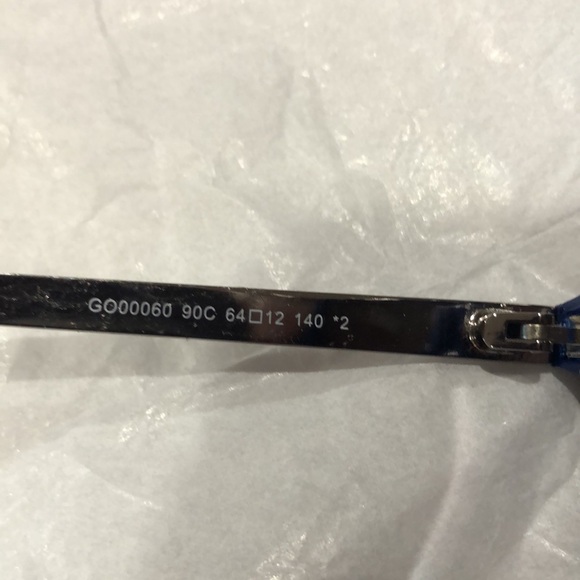 Guess dark blue frame shield style brow‎ bar sunglasses new